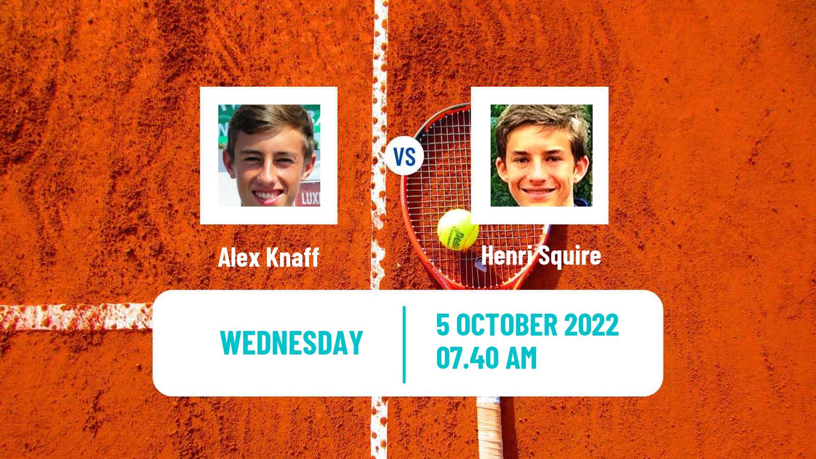 Tennis ITF Tournaments Alex Knaff - Henri Squire
