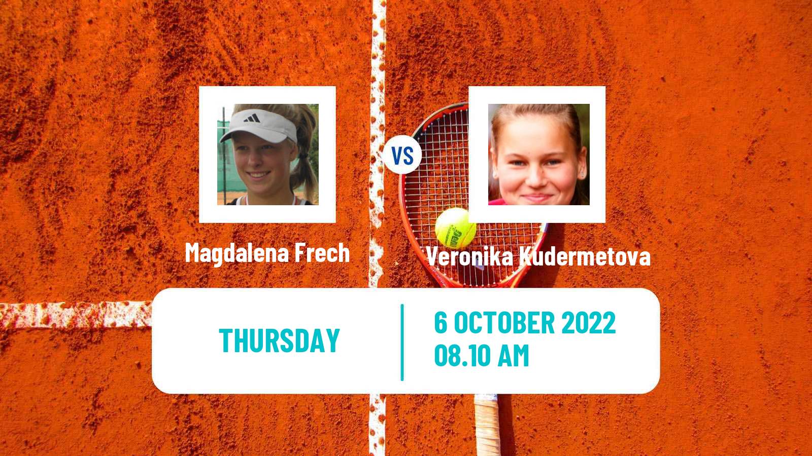 Tennis WTA Monastir Magdalena Frech - Veronika Kudermetova