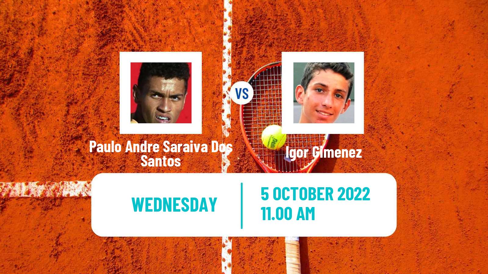 Tennis ITF Tournaments Paulo Andre Saraiva Dos Santos - Igor Gimenez