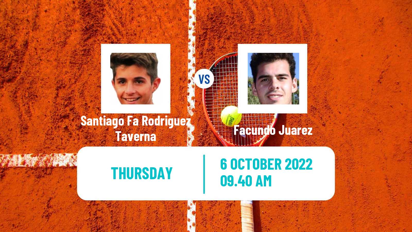 Tennis ATP Challenger Santiago Fa Rodriguez Taverna - Facundo Juarez