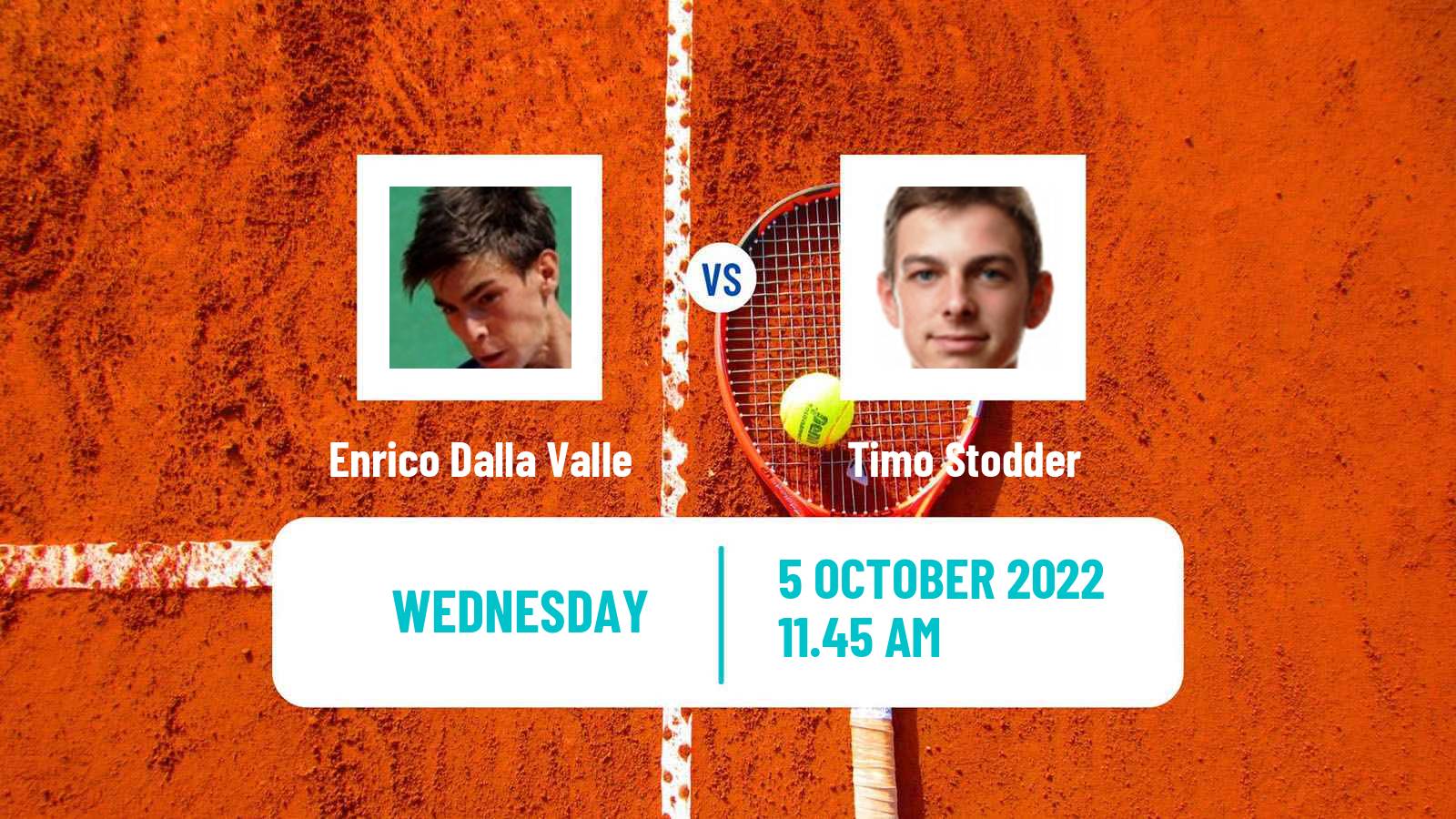 Tennis ITF Tournaments Enrico Dalla Valle - Timo Stodder