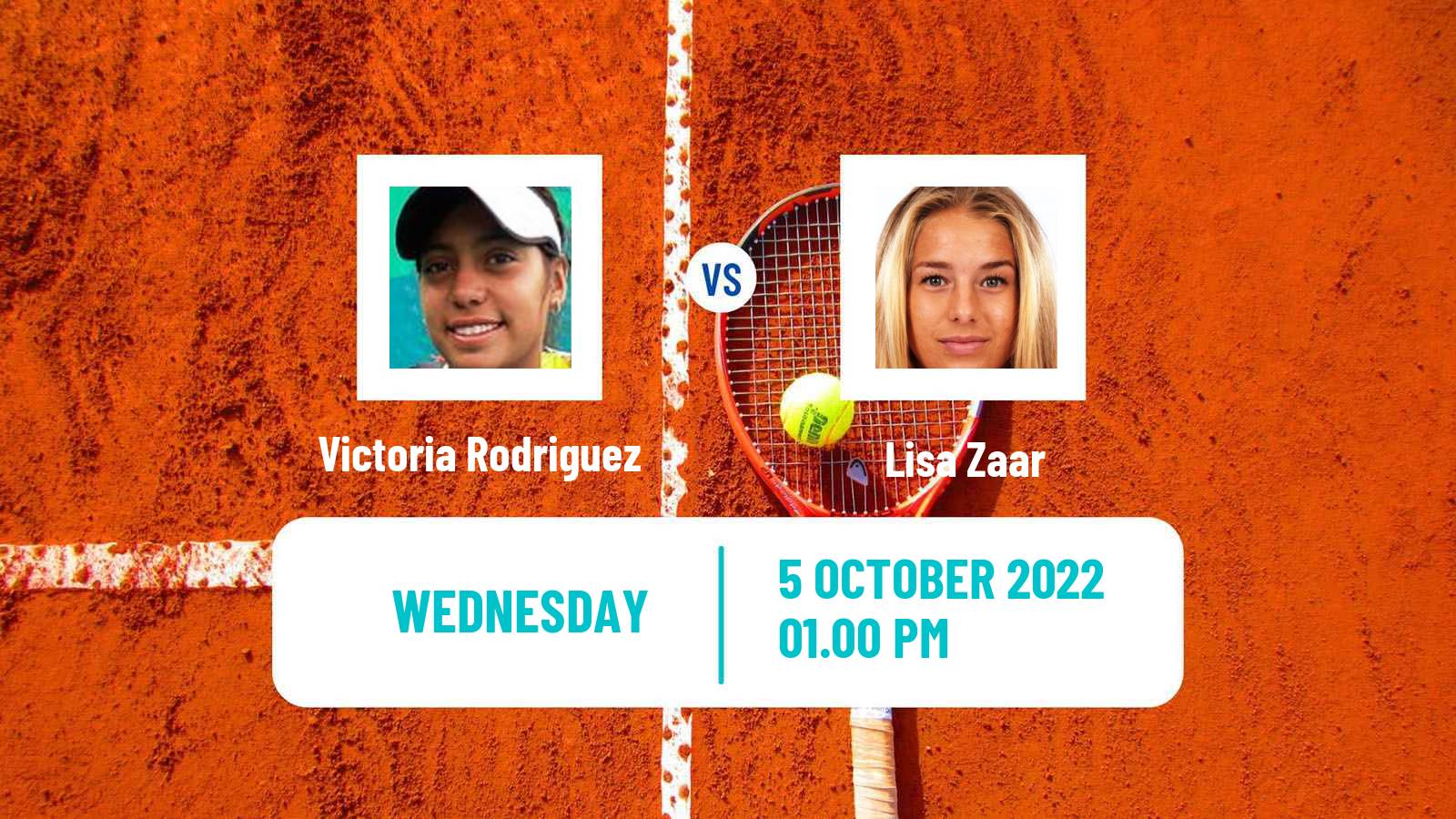 Tennis ITF Tournaments Victoria Rodriguez - Lisa Zaar