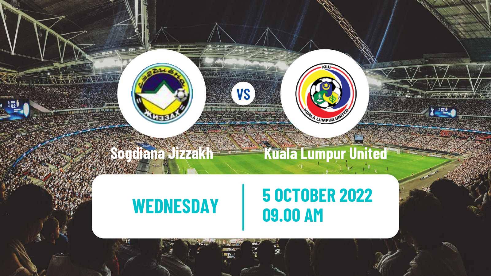 Soccer AFC Cup Sogdiana Jizzakh - Kuala Lumpur United