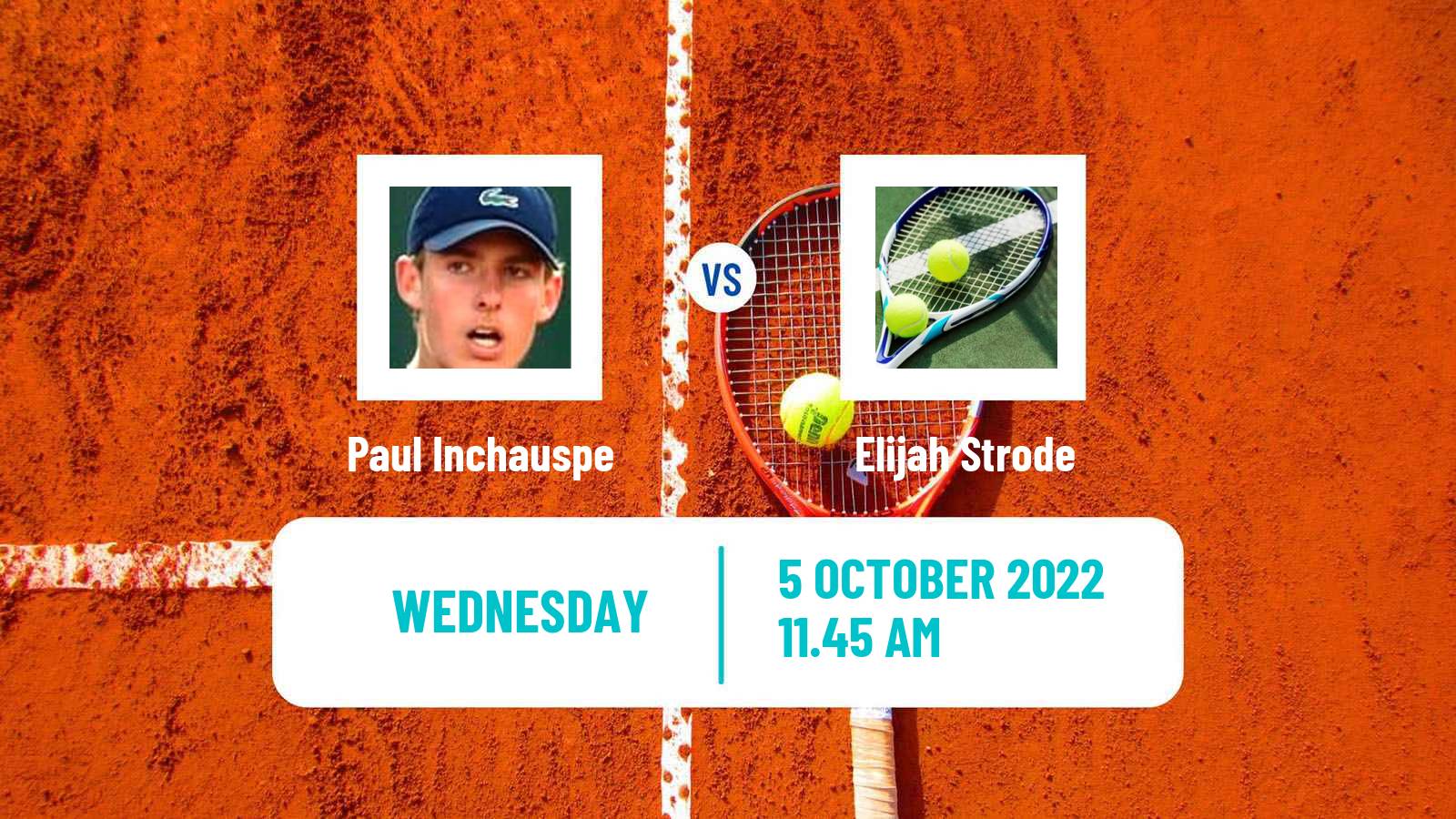 Tennis ITF Tournaments Paul Inchauspe - Elijah Strode