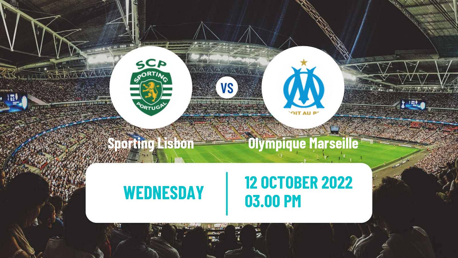 Soccer UEFA Champions League Sporting Lisbon - Olympique Marseille