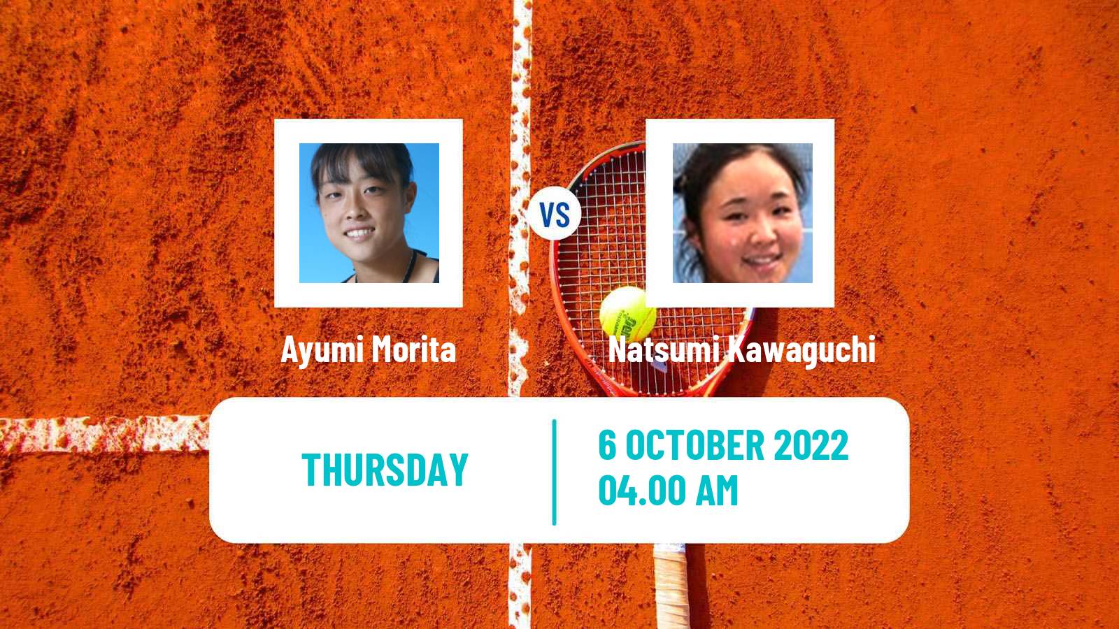 Tennis ITF Tournaments Ayumi Morita - Natsumi Kawaguchi