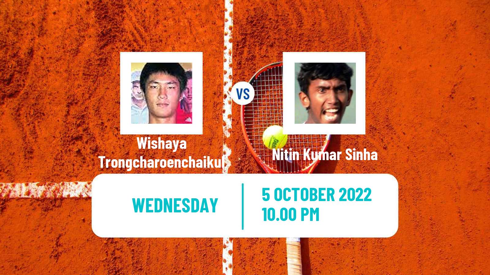 Tennis ITF Tournaments Wishaya Trongcharoenchaikul - Nitin Kumar Sinha