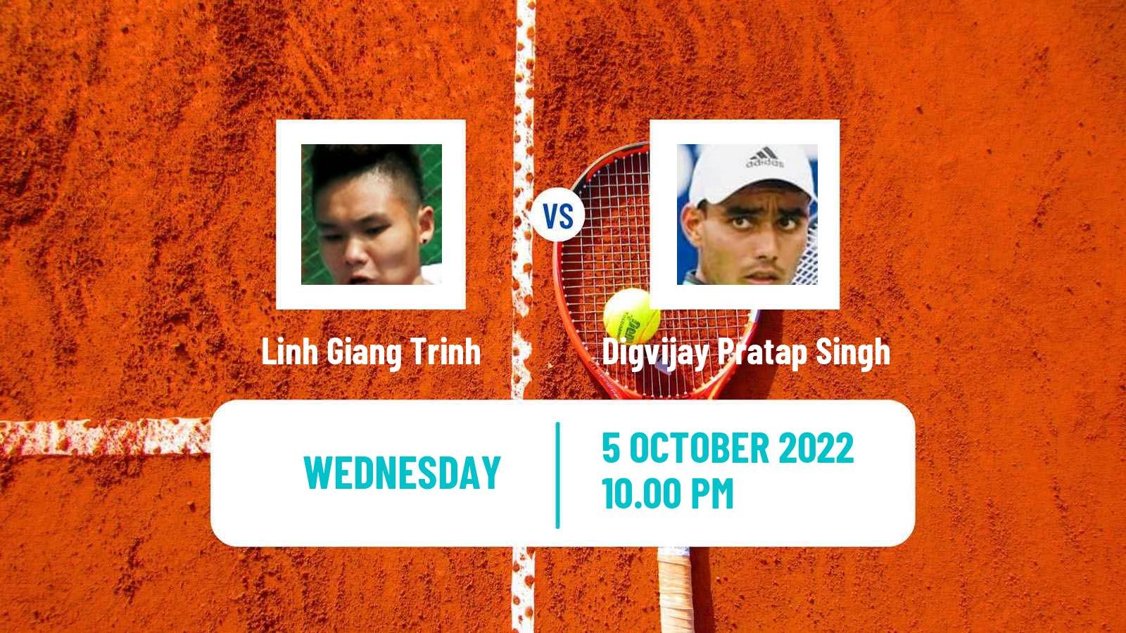 Tennis ITF Tournaments Linh Giang Trinh - Digvijay Pratap Singh