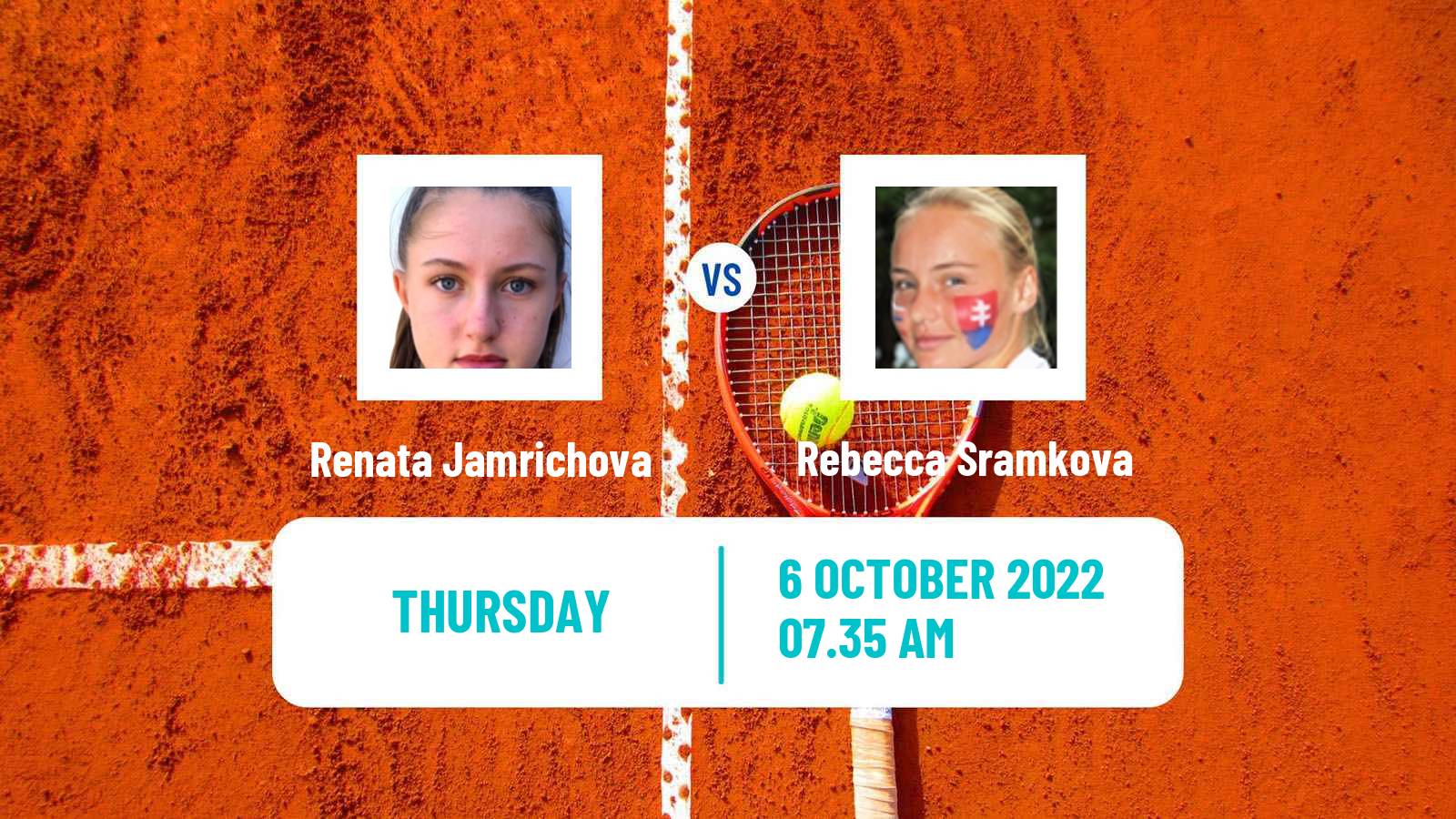 Tennis ITF Tournaments Renata Jamrichova - Rebecca Sramkova