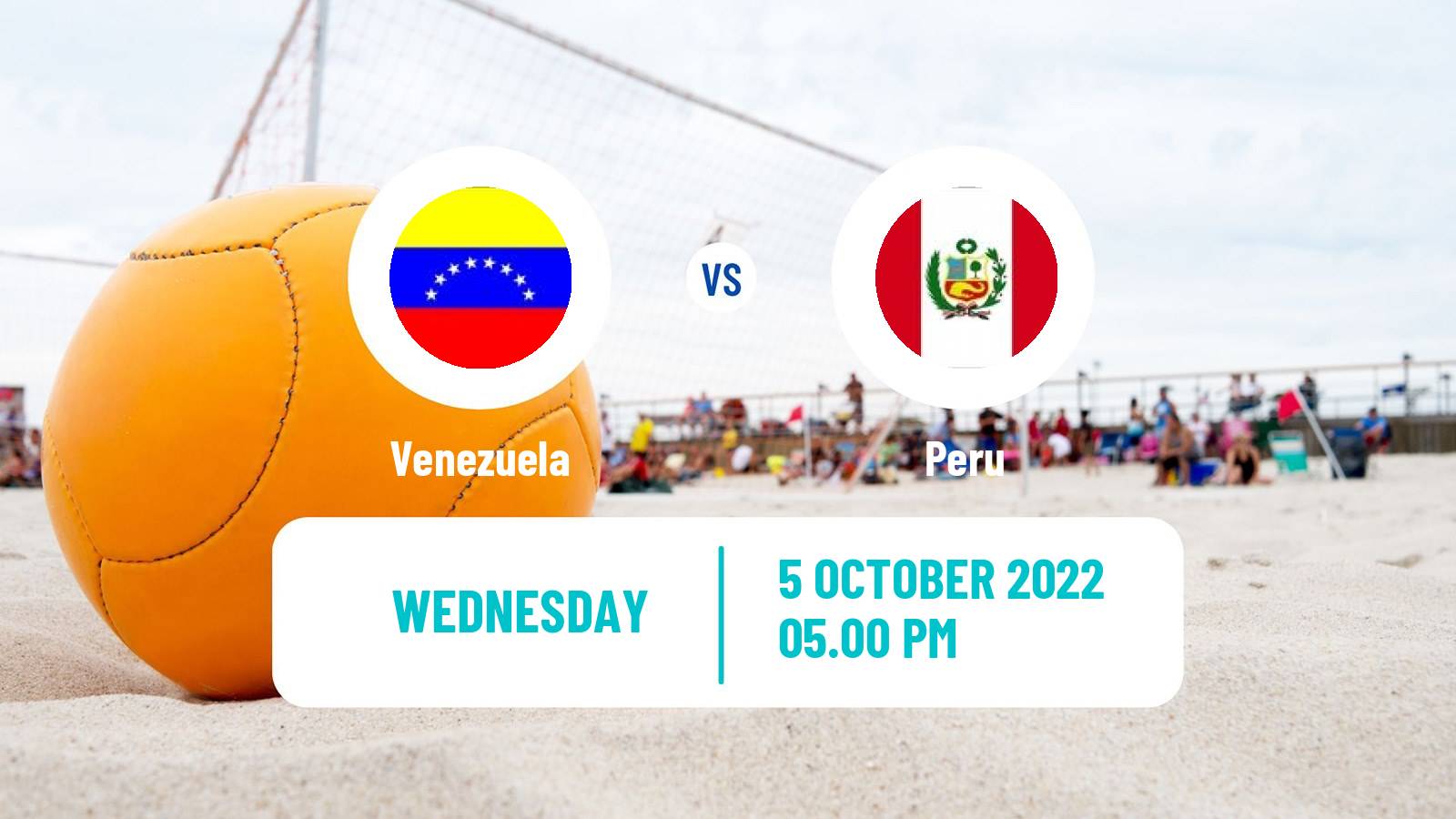 Beach soccer Beach Soccer Venezuela - Peru