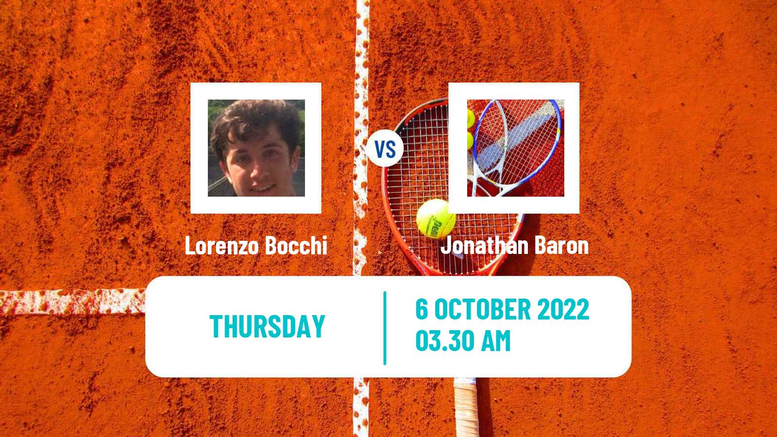 Tennis ITF Tournaments Lorenzo Bocchi - Jonathan Baron