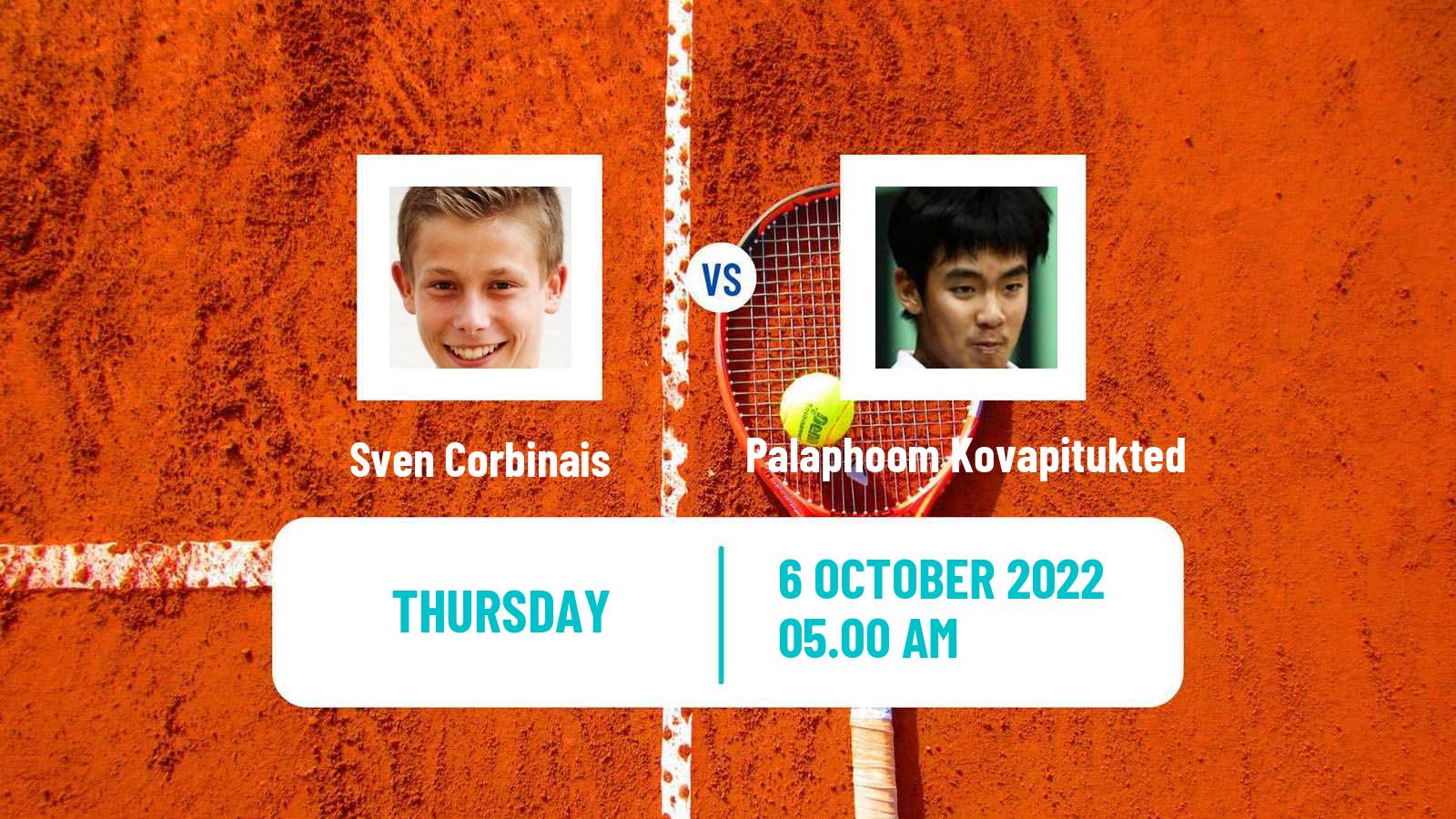 Tennis ITF Tournaments Sven Corbinais - Palaphoom Kovapitukted