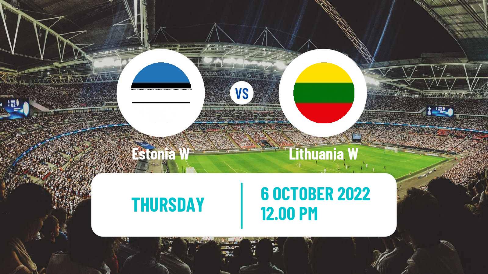 Soccer Friendly International Women Estonia W - Lithuania W