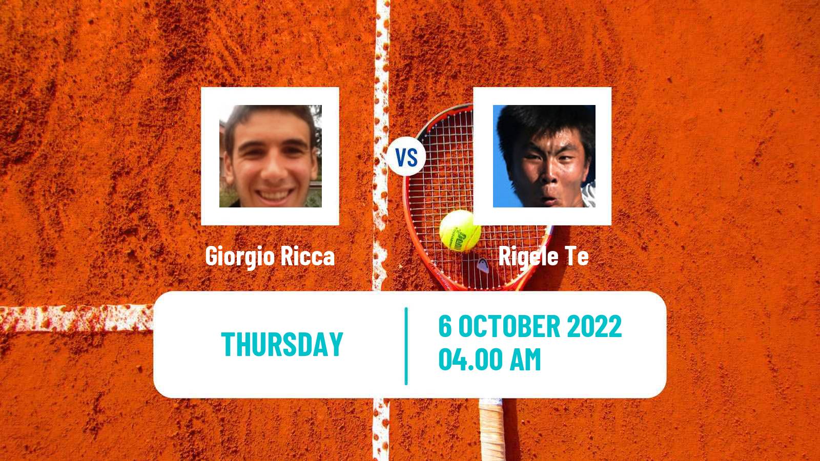 Tennis ITF Tournaments Giorgio Ricca - Rigele Te