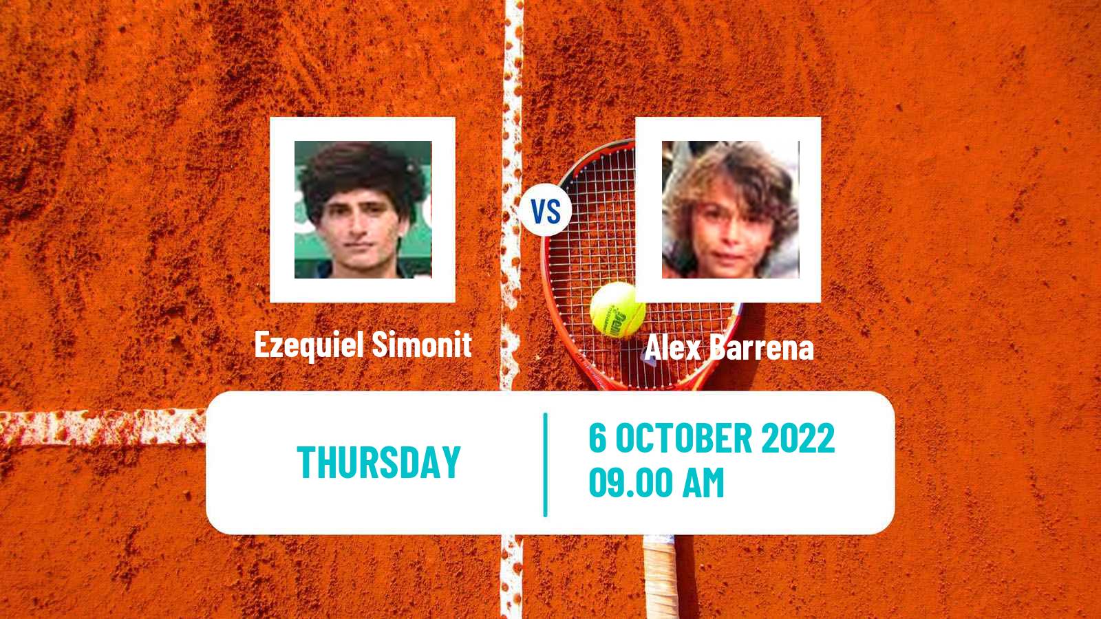 Tennis ITF Tournaments Ezequiel Simonit - Alex Barrena