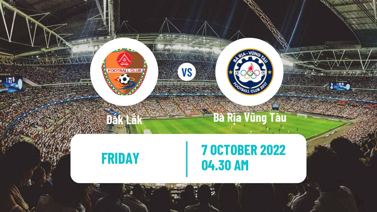 Soccer Vietnamese V League 2 Đắk Lắk - Bà Rịa Vũng Tàu