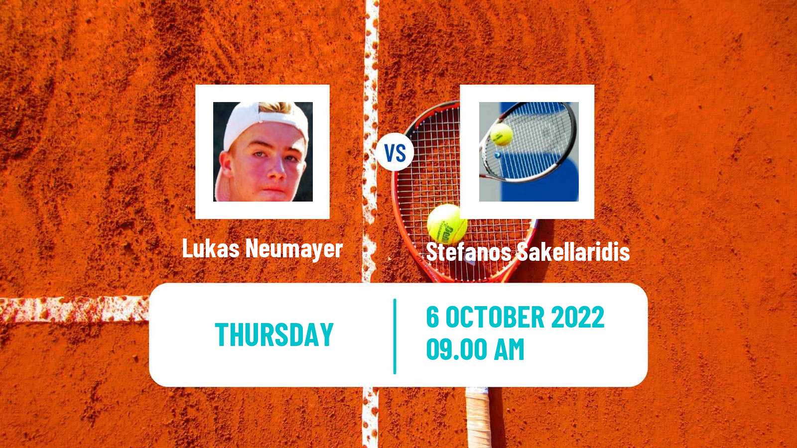 Tennis ITF Tournaments Lukas Neumayer - Stefanos Sakellaridis