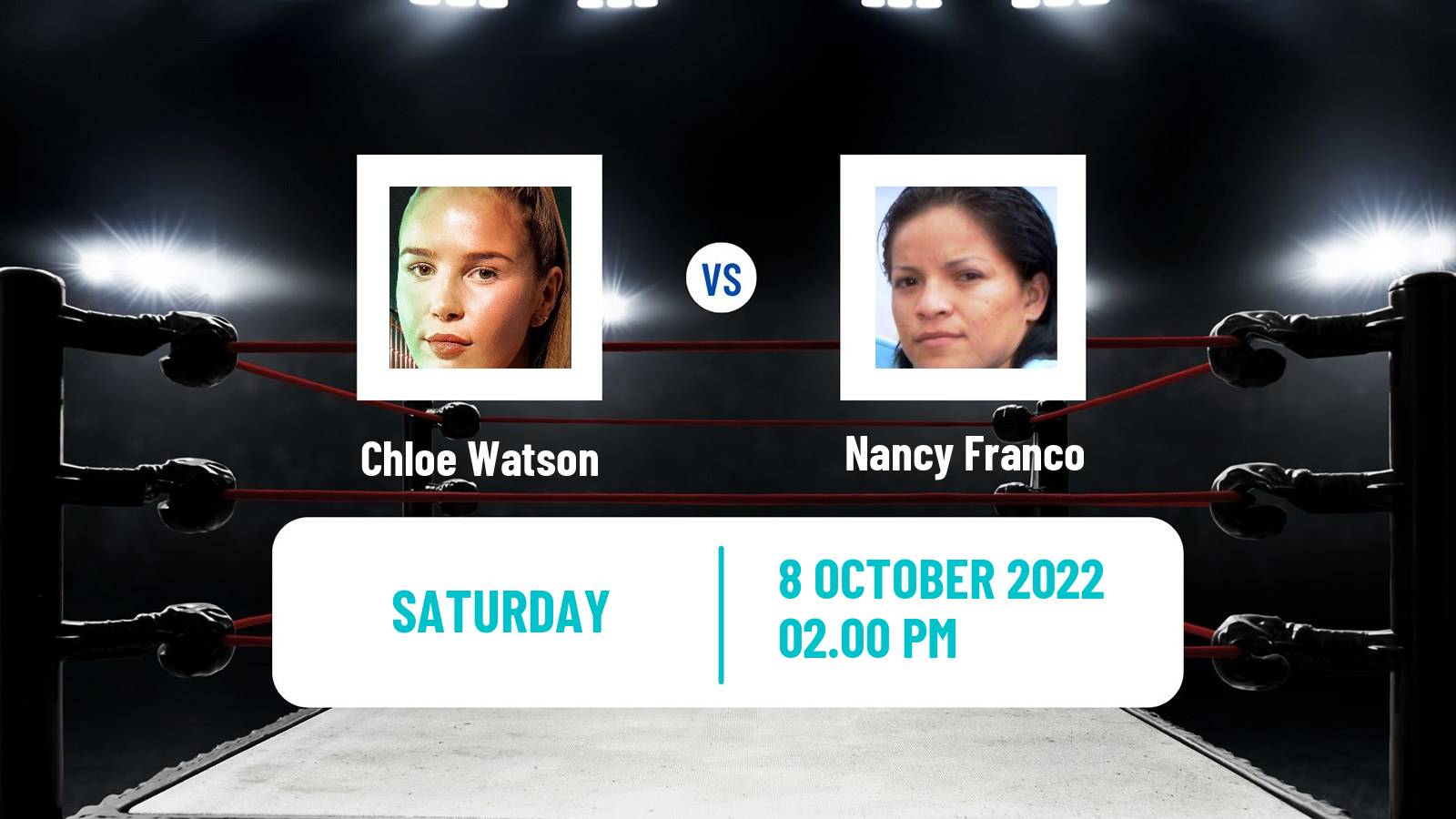 Boxing Boxing Chloe Watson - Nancy Franco