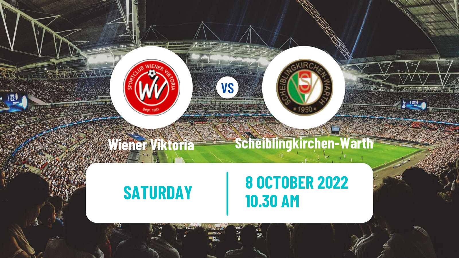 Soccer Austrian Regionalliga East Wiener Viktoria - Scheiblingkirchen-Warth