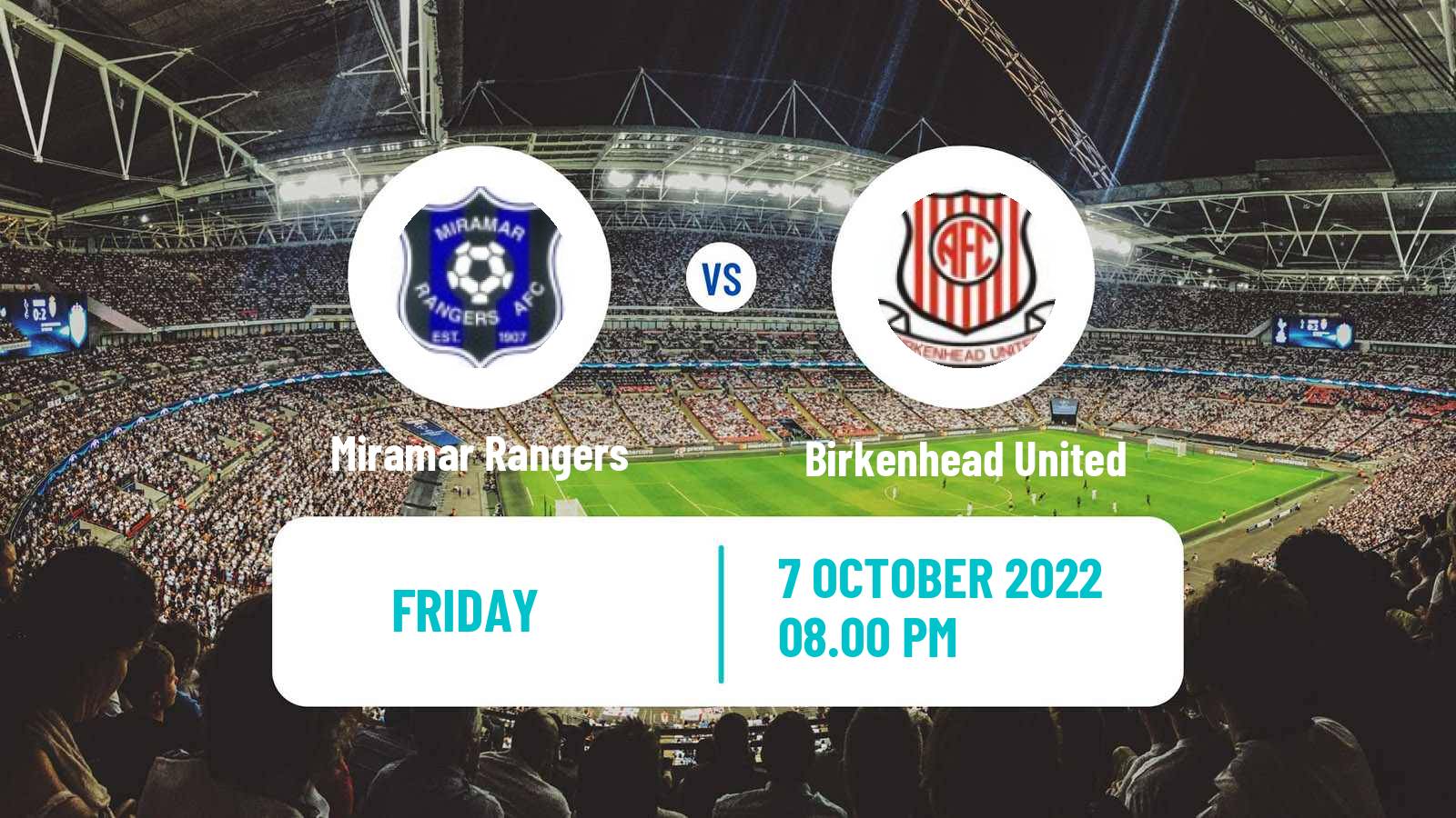 Soccer New Zealand National League Miramar Rangers - Birkenhead United
