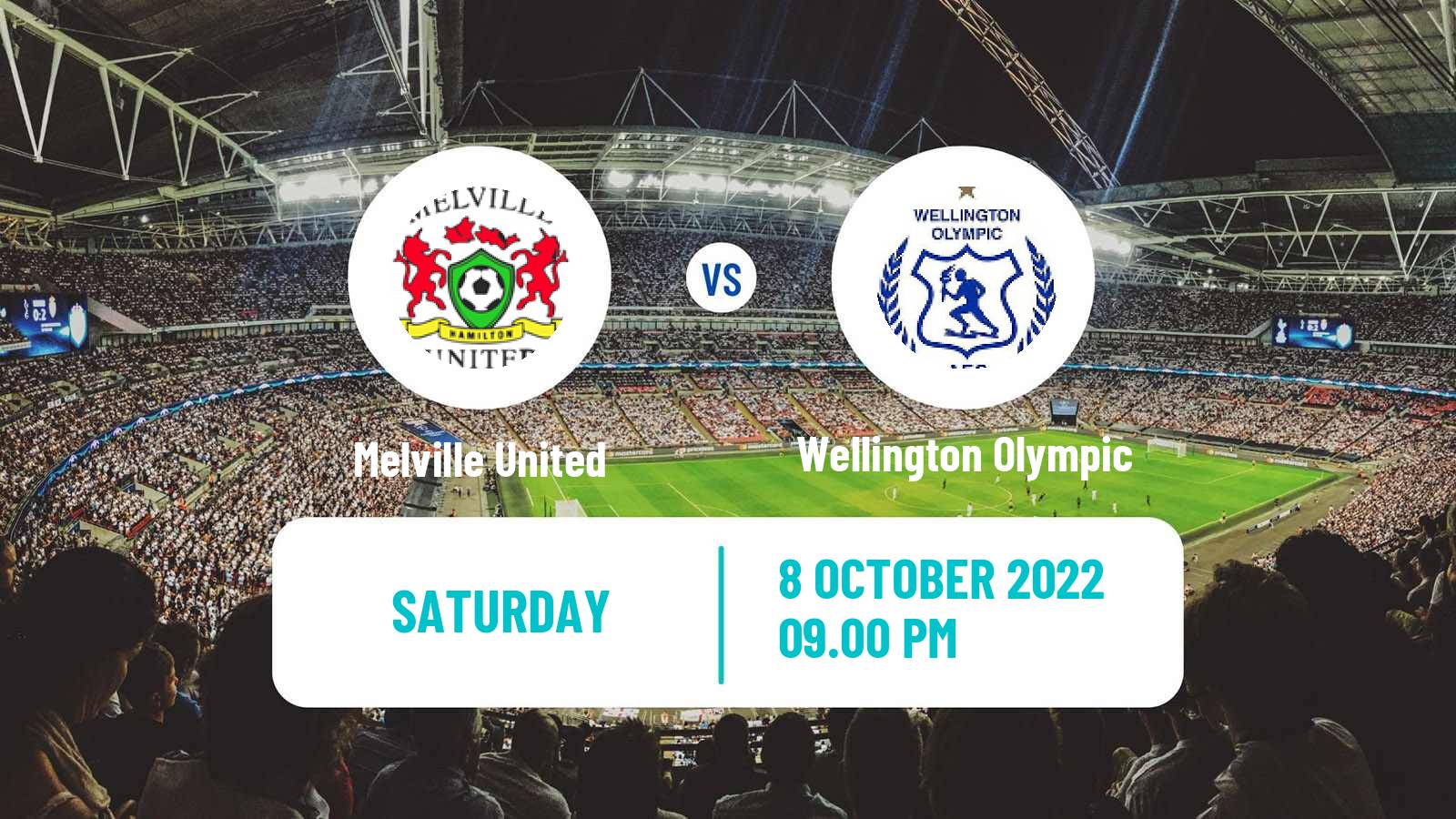 Soccer New Zealand National League Melville United - Wellington Olympic