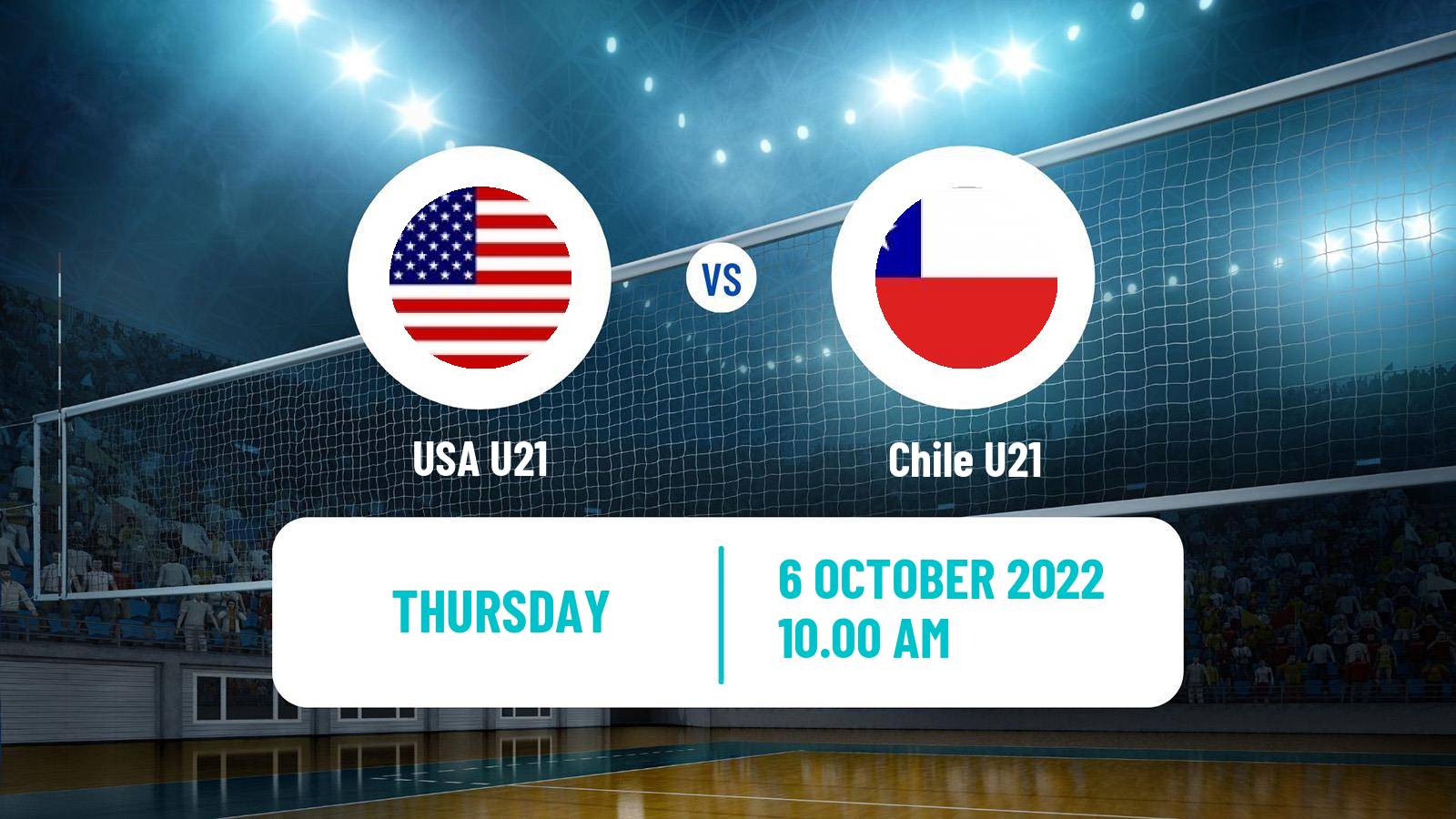 Volleyball Pan-American Cup U21 Volleyball USA U21 - Chile U21