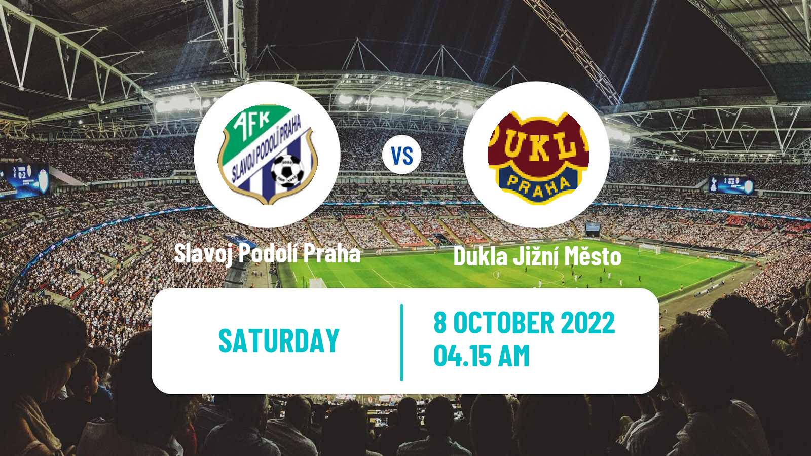 Soccer Czech Prazsky Prebor Slavoj Podolí Praha - Dukla Jižní Město