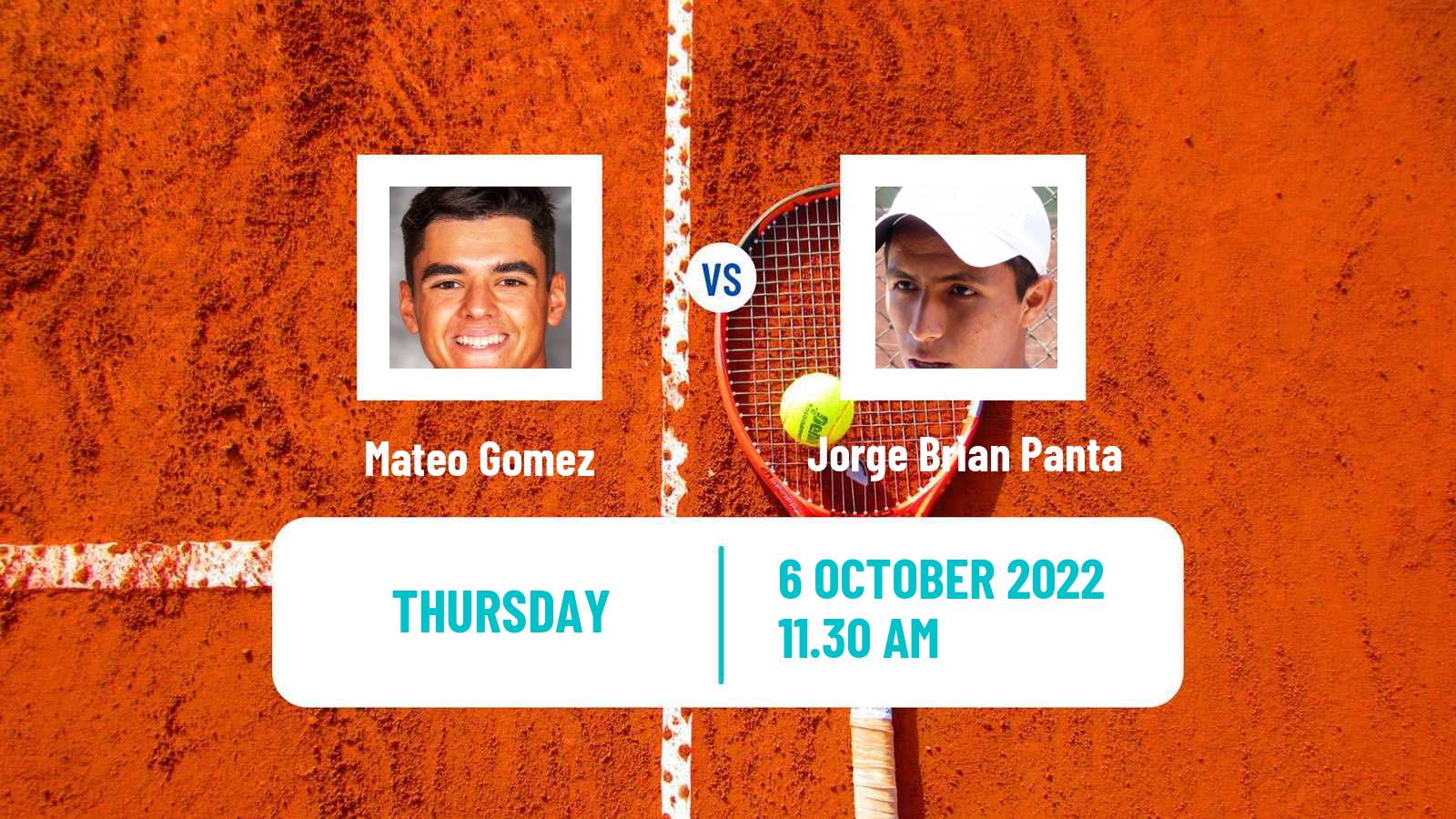 Tennis ITF Tournaments Mateo Gomez - Jorge Brian Panta