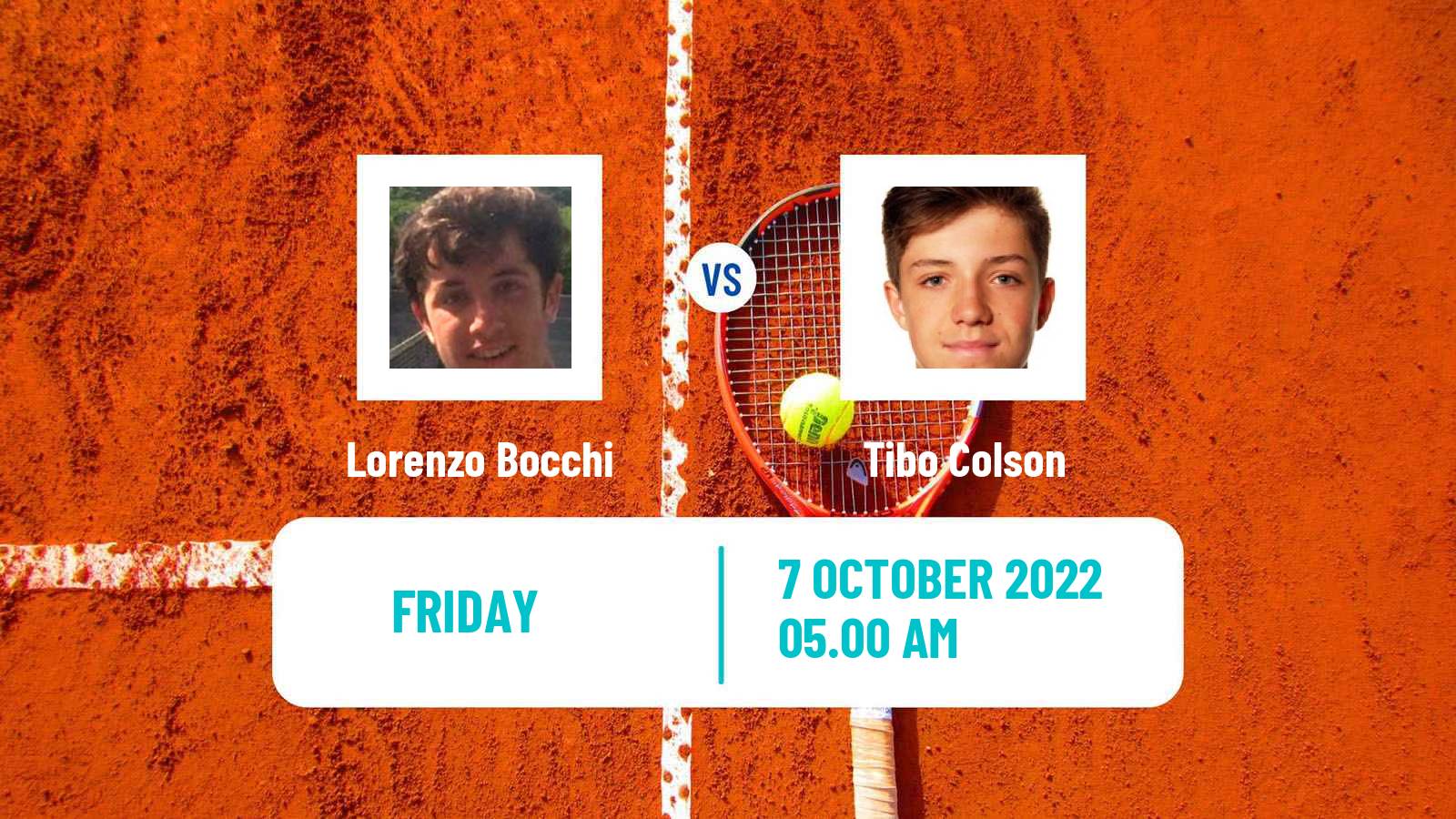 Tennis ITF Tournaments Lorenzo Bocchi - Tibo Colson