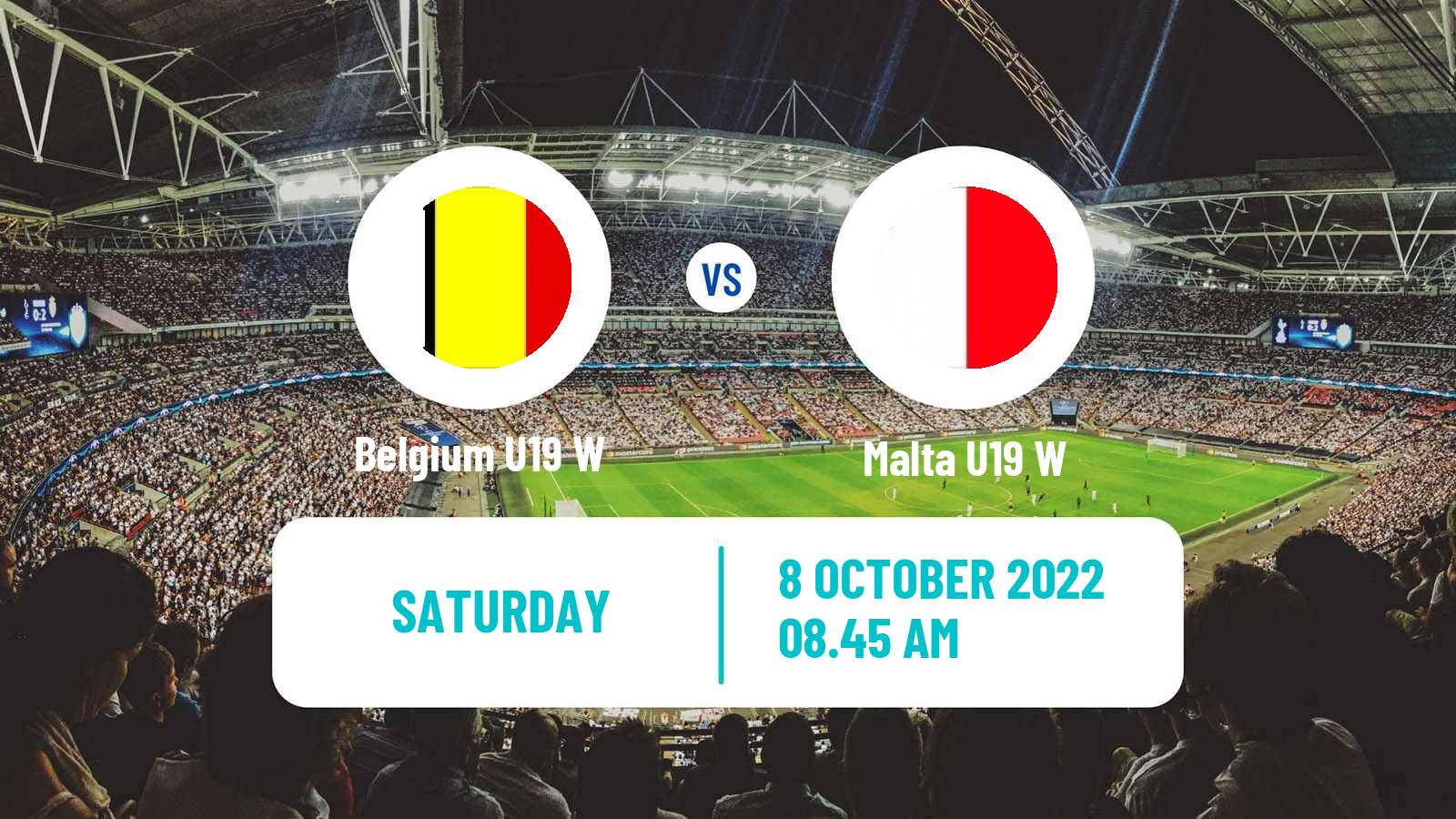 Soccer UEFA Euro U19 Women Belgium U19 W - Malta U19 W