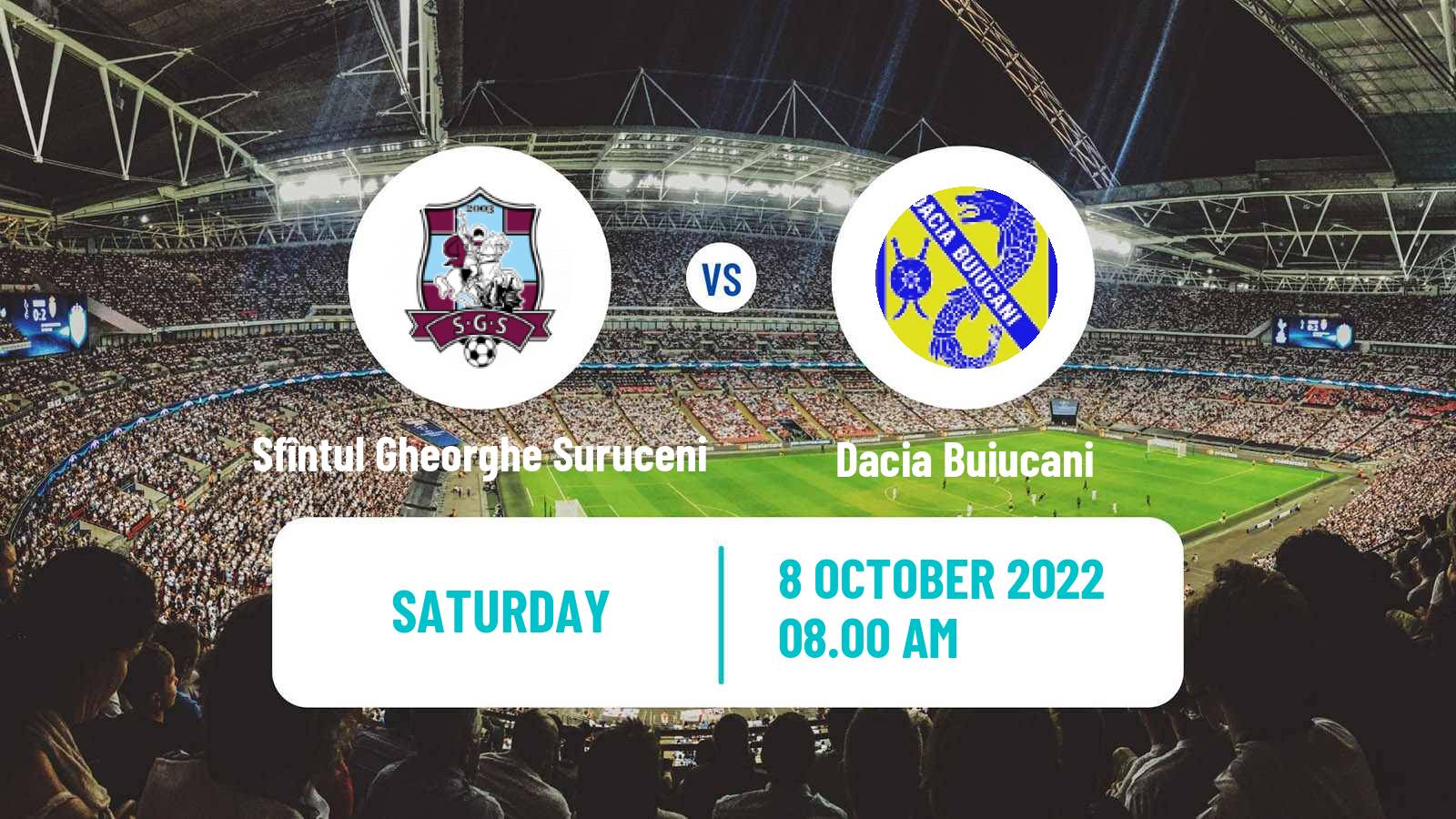 Soccer Moldovan Super Liga Sfîntul Gheorghe Suruceni - Dacia Buiucani