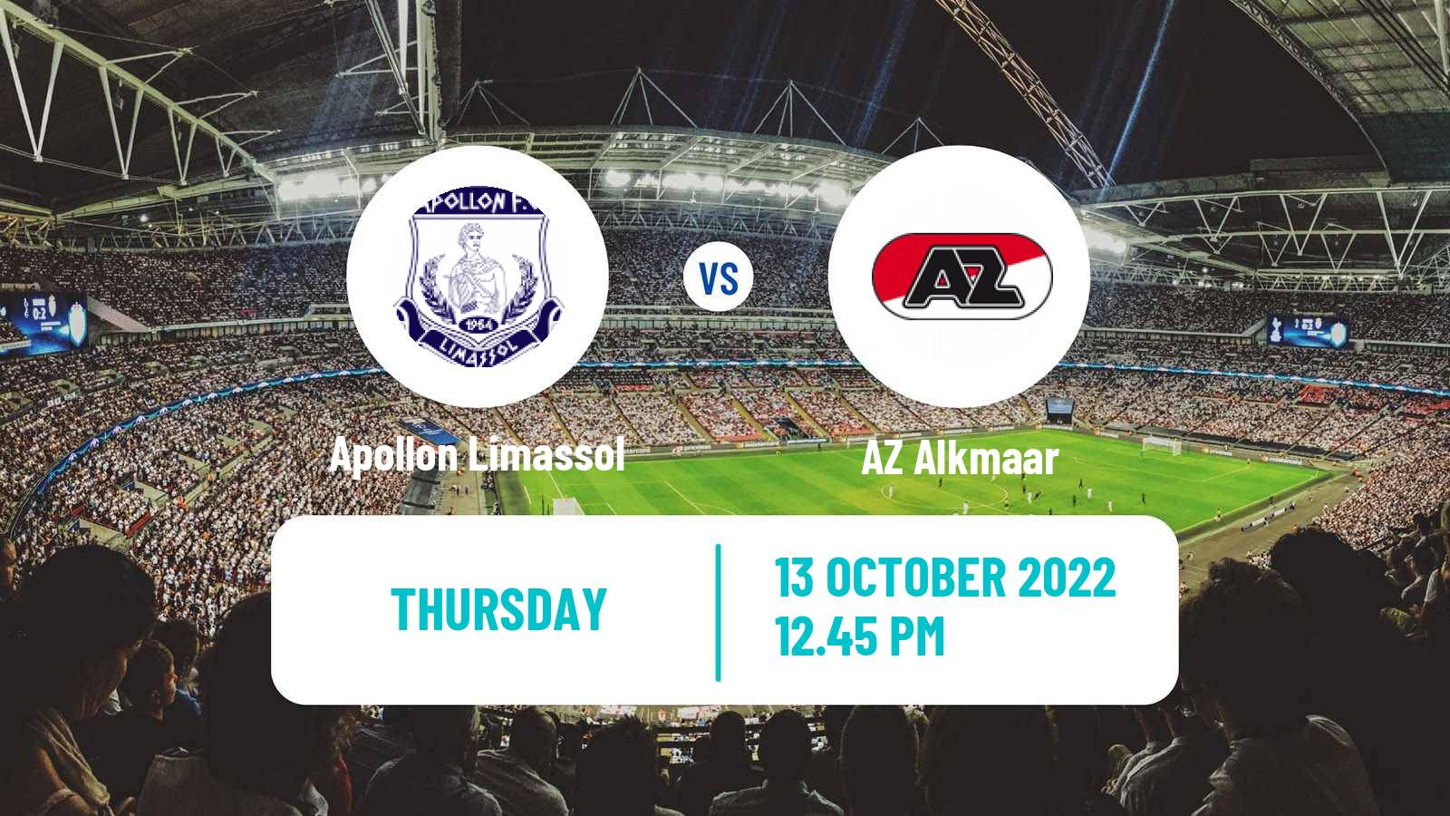 Soccer UEFA Europa Conference League Apollon Limassol - AZ Alkmaar