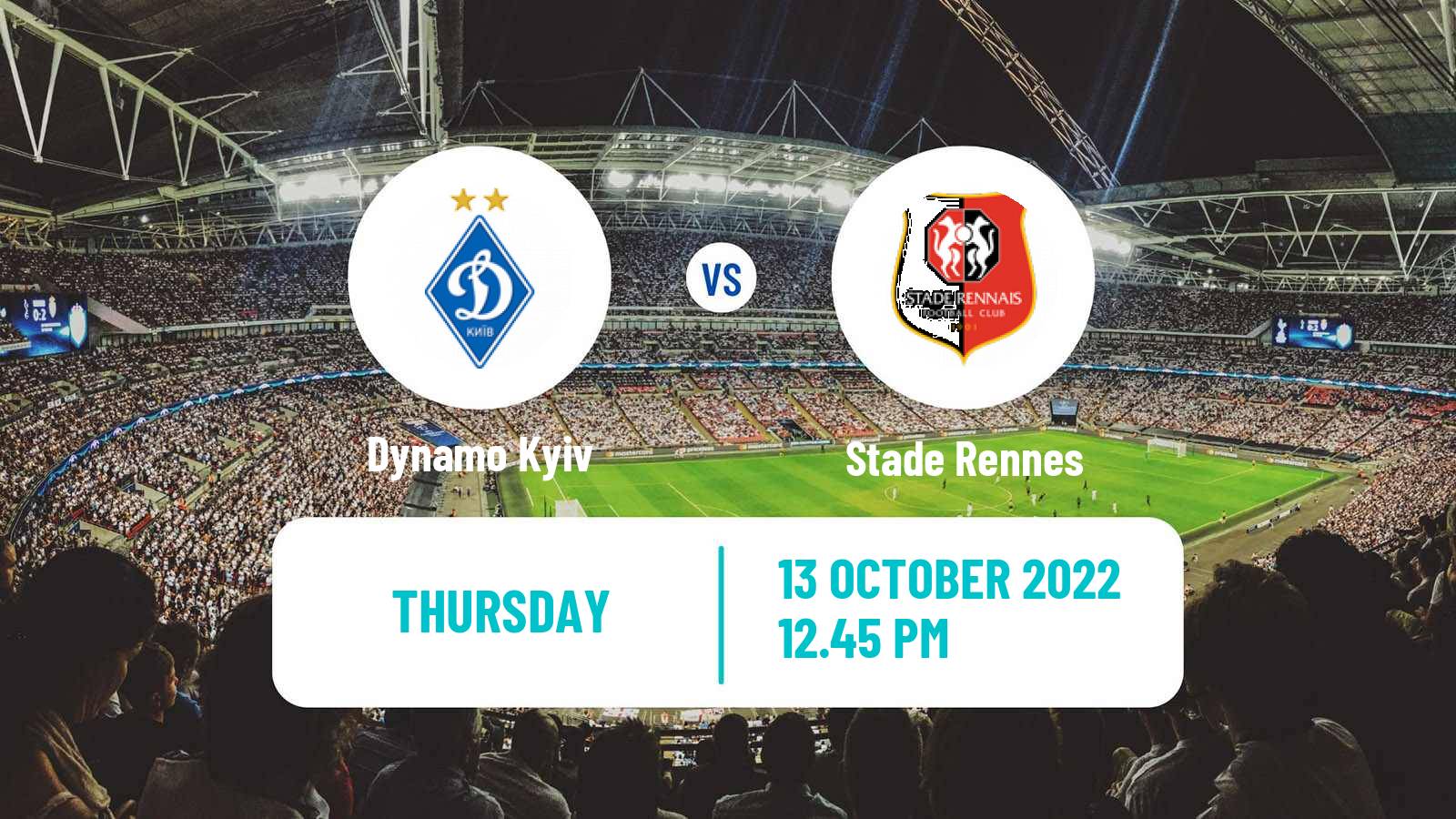 Soccer UEFA Europa League Dynamo Kyiv - Rennes