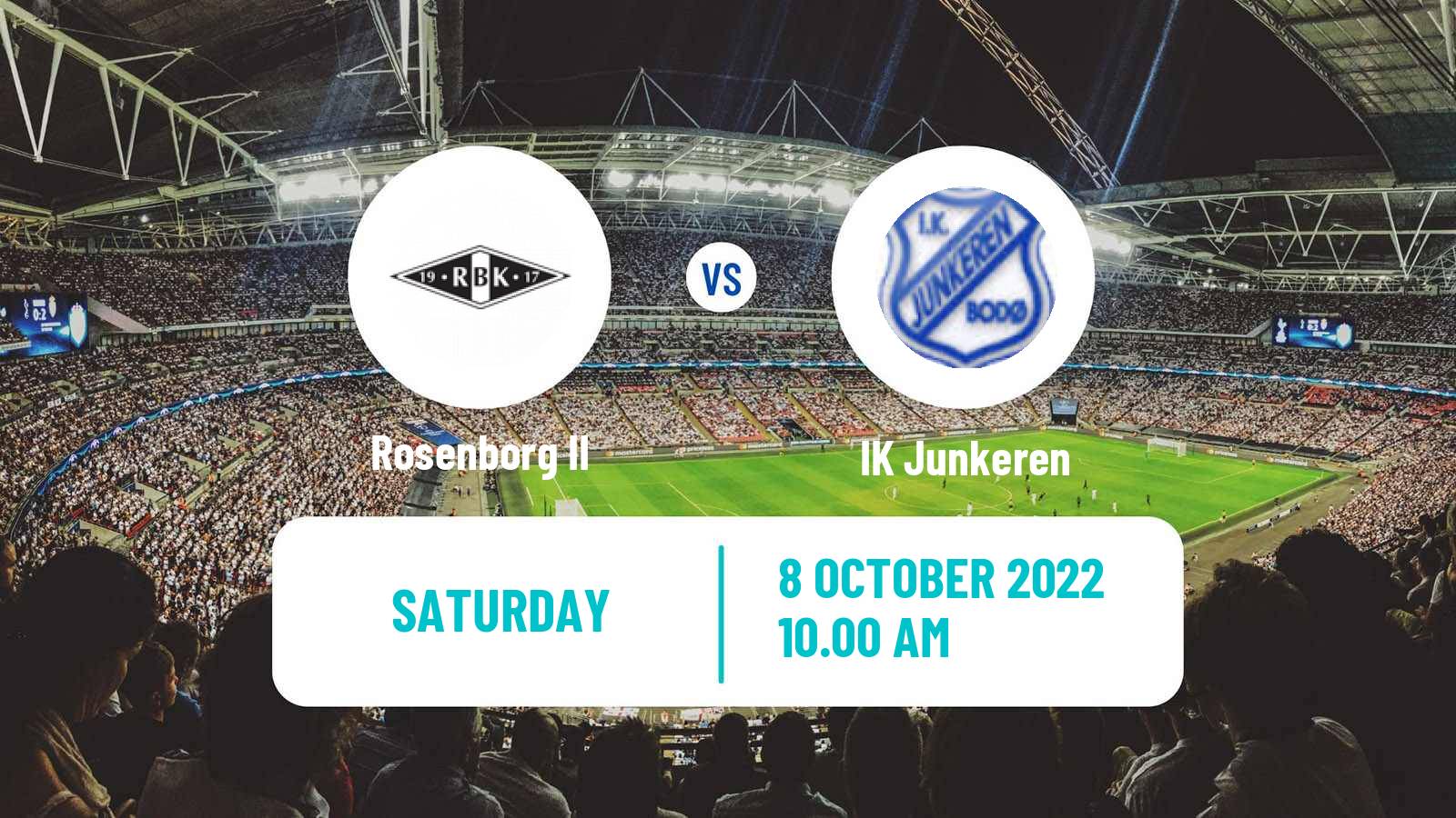 Soccer Norwegian Division 3 - Group 5 Rosenborg II - Junkeren