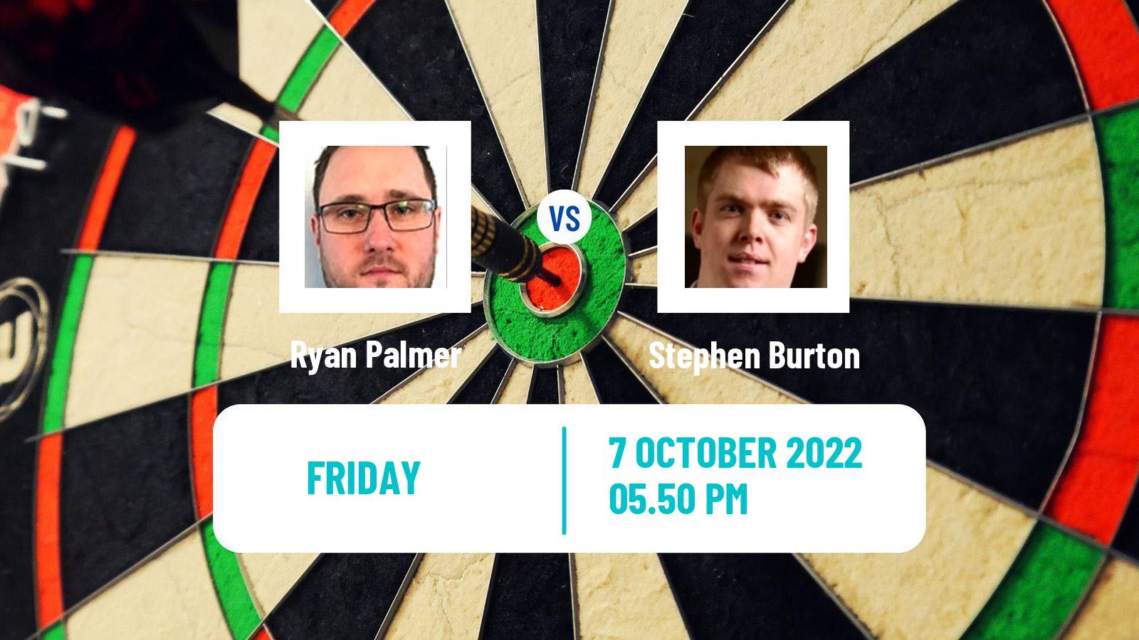 Darts Darts Ryan Palmer - Stephen Burton