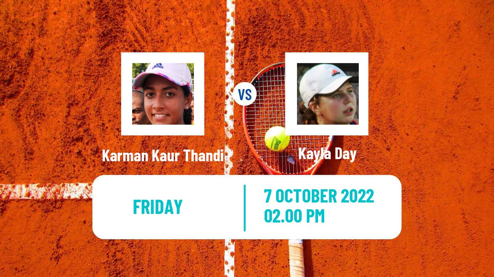 Tennis ITF Tournaments Karman Kaur Thandi - Kayla Day