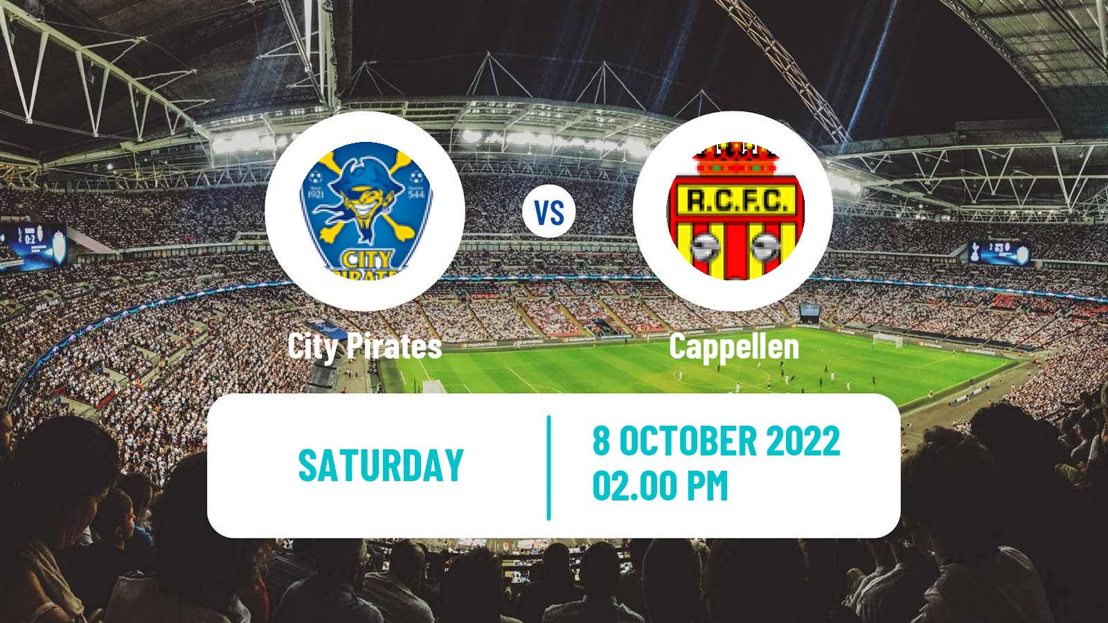 Soccer Belgian Second Amateur Division Group B City Pirates - Cappellen