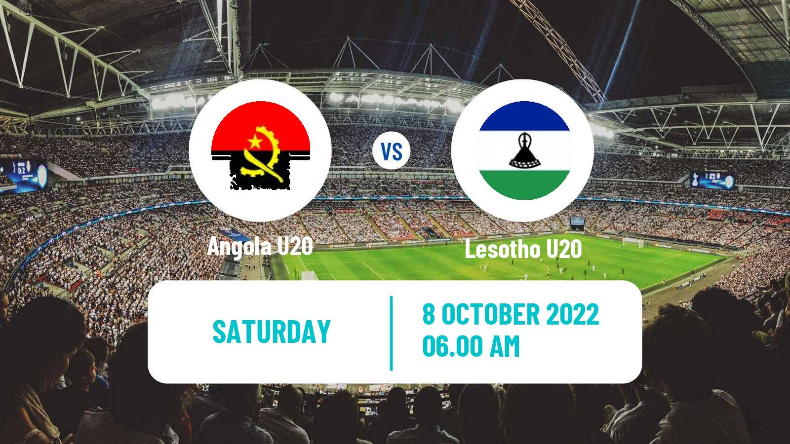 Soccer COSAFA Championship U20 Angola U20 - Lesotho U20