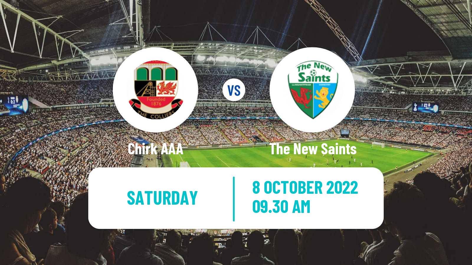 Soccer Welsh FA Cup Chirk AAA - The New Saints
