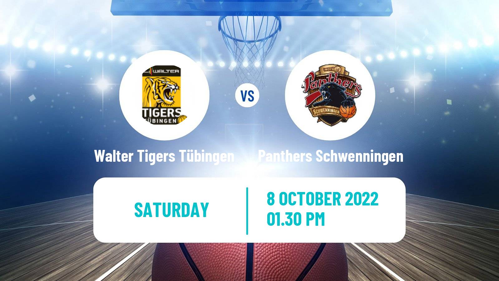 Basketball German Pro A Basketball Walter Tigers Tübingen - Panthers Schwenningen