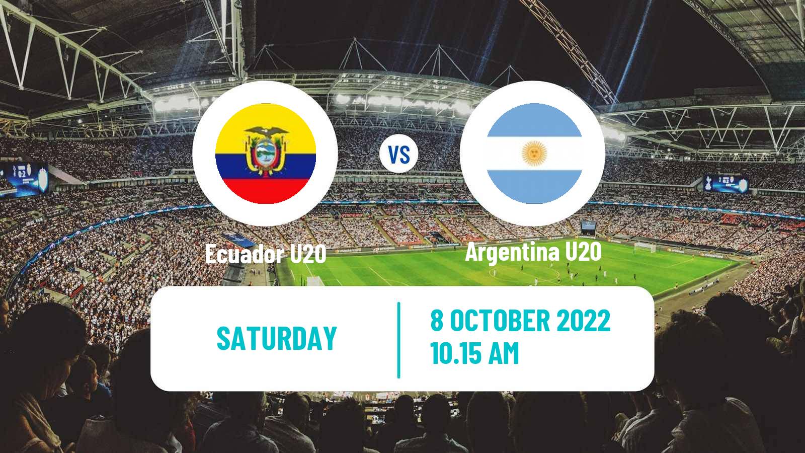 Soccer South American Games U19 Ecuador U20 - Argentina U20