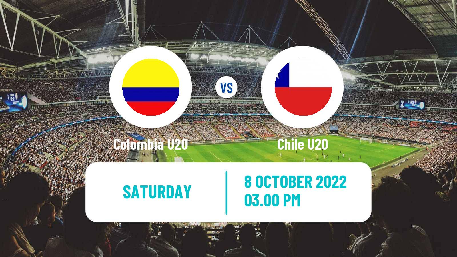 Soccer South American Games U19 Colombia U20 - Chile U20