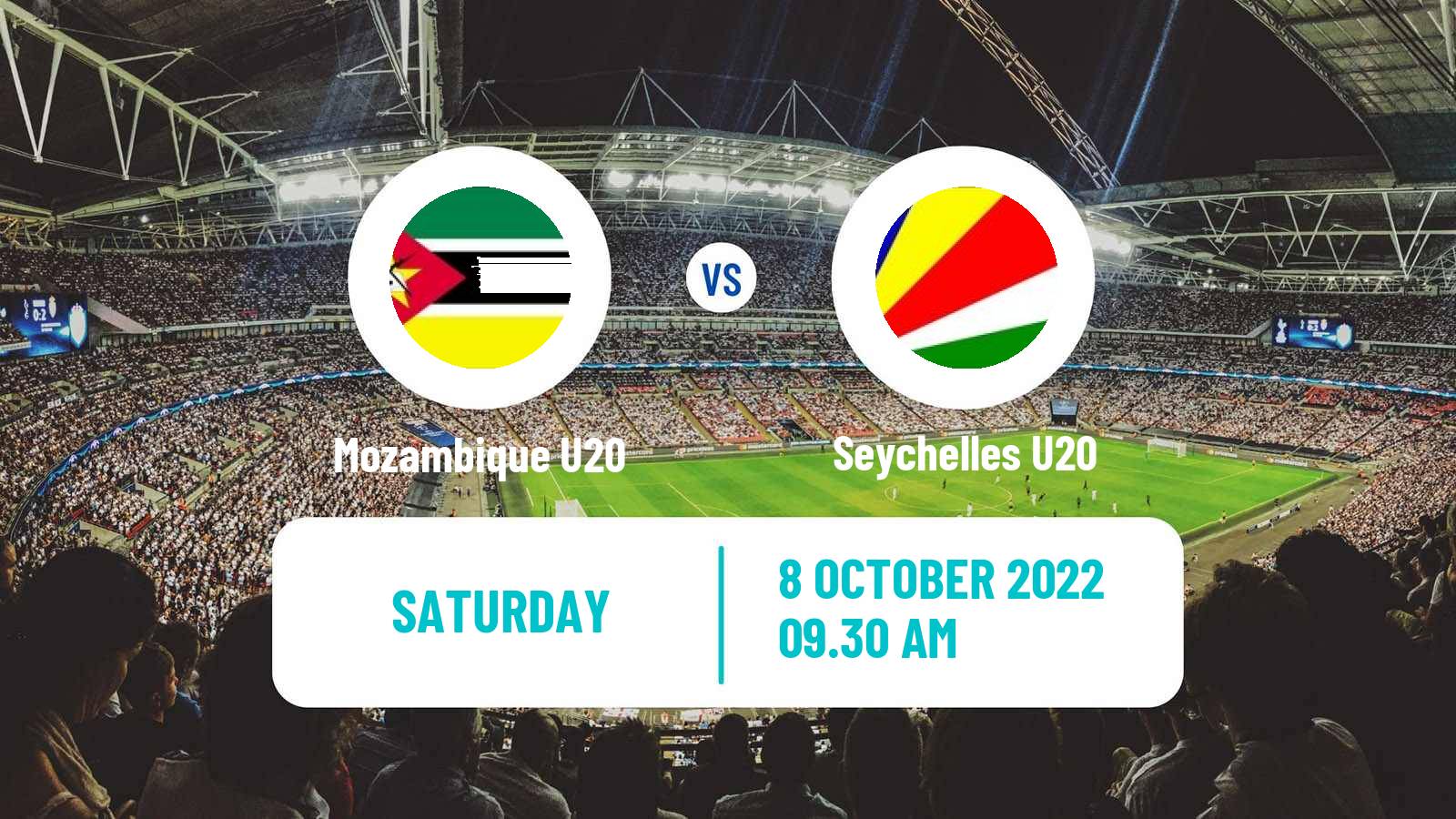 Soccer COSAFA Championship U20 Mozambique U20 - Seychelles U20