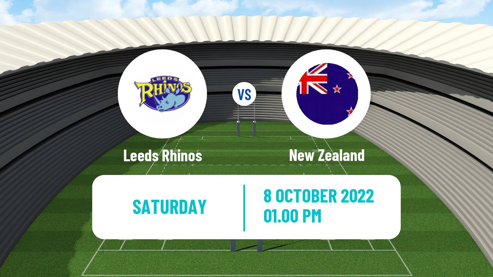 Rugby league Club Friendly Rugby League Leeds Rhinos - New Zealand