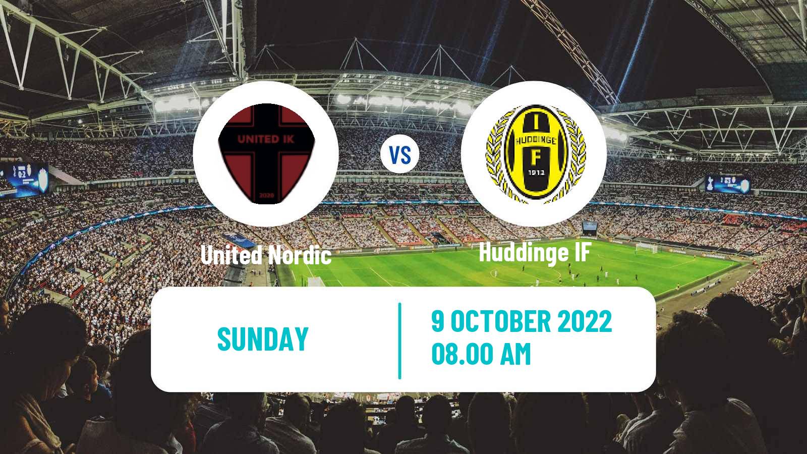 Soccer Swedish Division 2 - Södra Svealand United Nordic - Huddinge