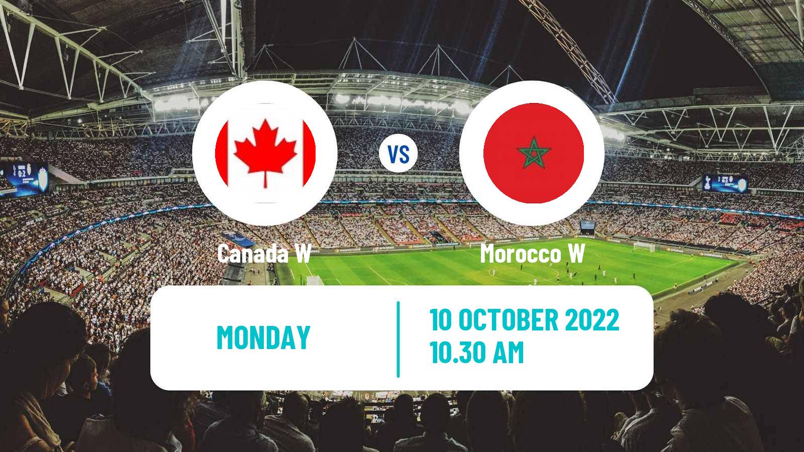 Soccer Friendly International Women Canada W - Morocco W