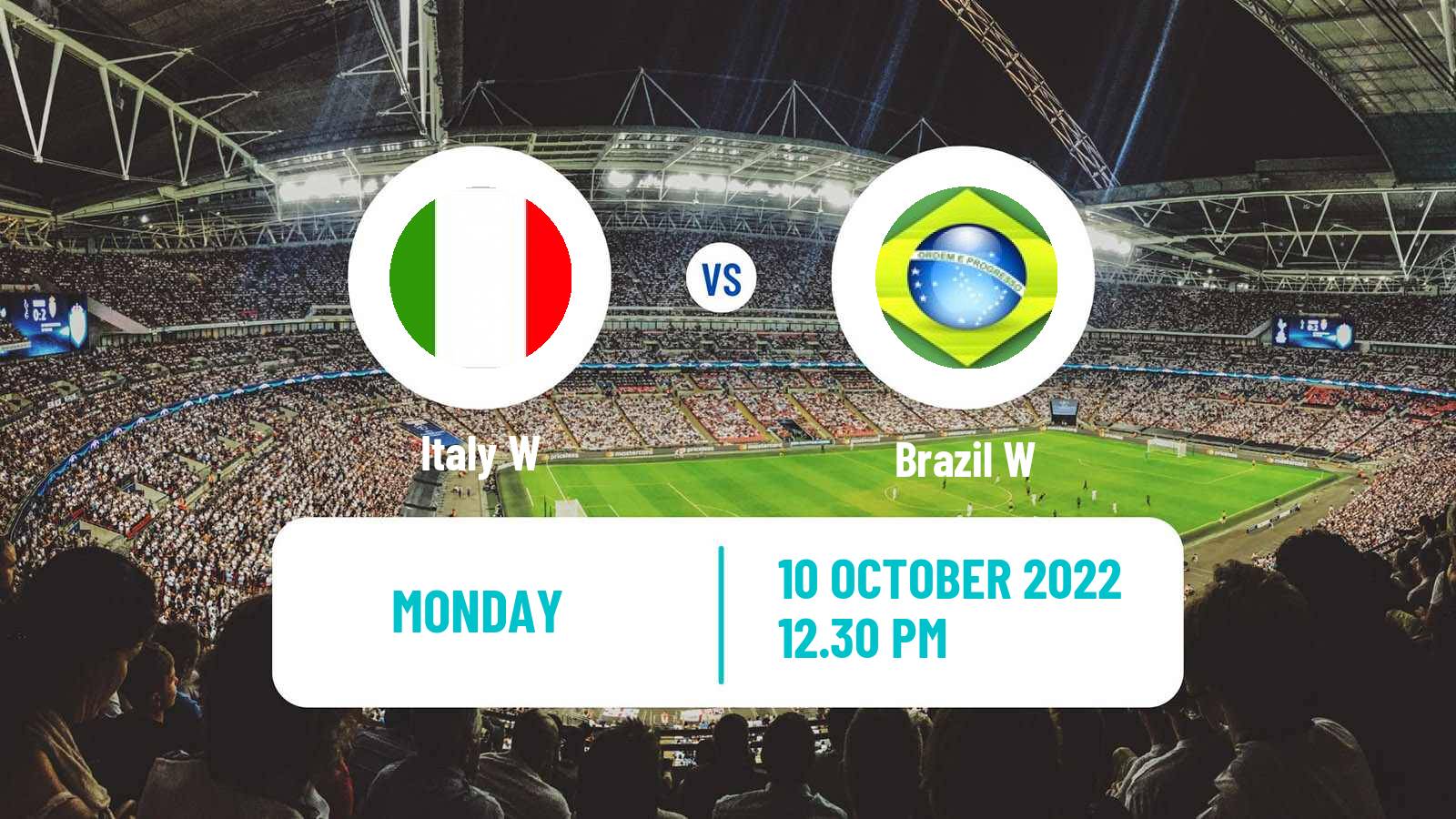 Soccer Friendly International Women Italy W - Brazil W