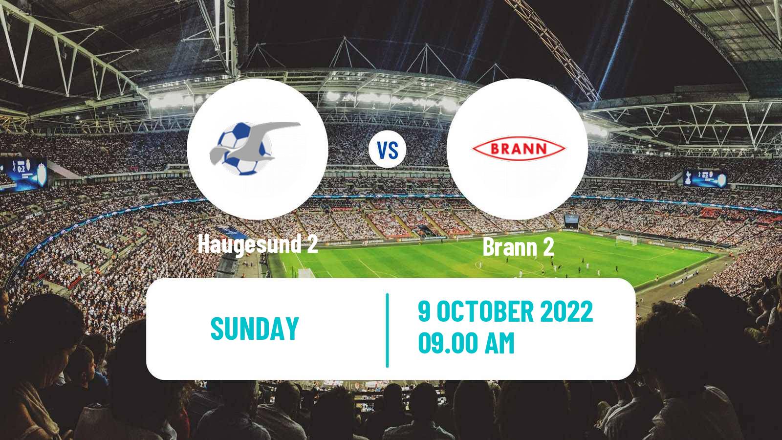 Soccer Norwegian Division 3 - Group 3 Haugesund 2 - Brann 2