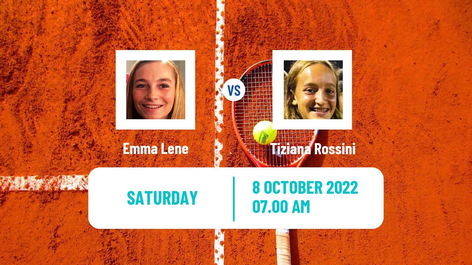Tennis ITF Tournaments Emma Lene - Tiziana Rossini