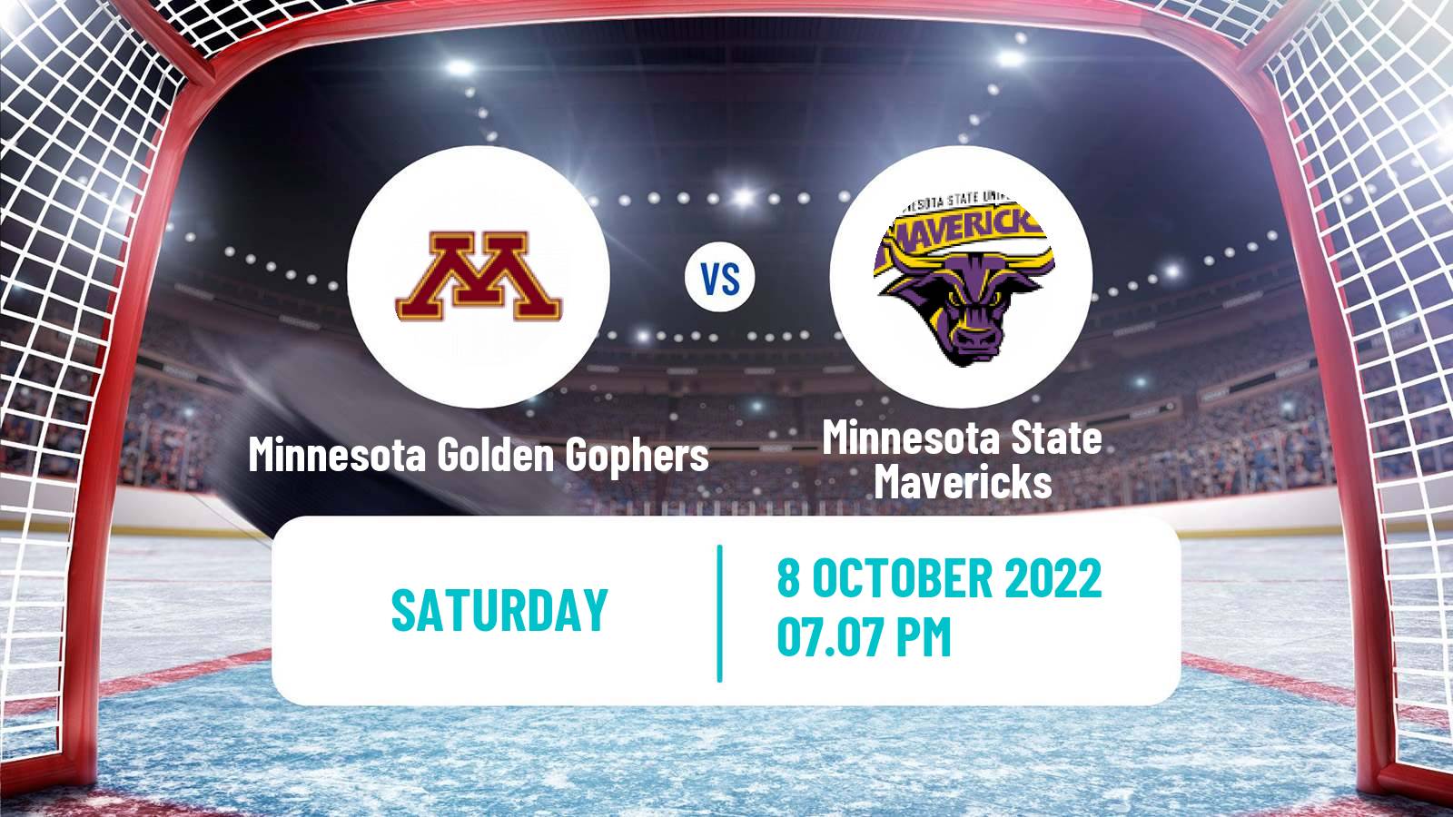 Hockey NCAA Hockey Minnesota Golden Gophers - Minnesota State Mavericks